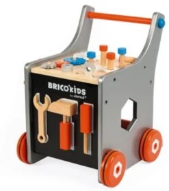 Janod Brico'Kids Werkbankwagen Groß, Inkl. 25 Teile Zubehör -Kinderspielzeug 11747455 03