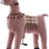 Sweety-Toys Sweety Toys 11391 Reittier Groß Alpaka Rosa Auf Rollen, 104 Cm