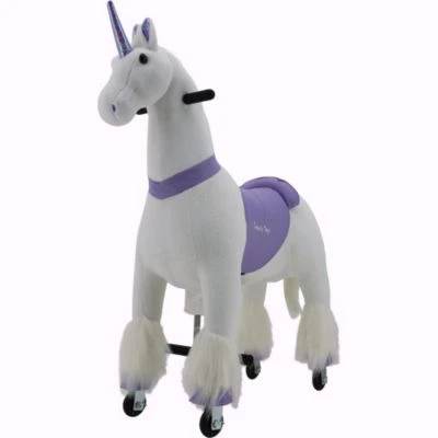 Sweety-Toys Sweety Toys 11346 Reittier Groß Lila Einhorn Auf Rollen, 104 Cm 1 Sweety-Toys Sweety Toys 11346 Reittier Groß Lila Einhorn Auf Rollen, 104 Cm