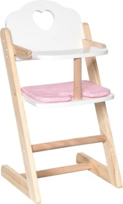 MyToys ORIGINALS Holz Puppenhochstuhl Mit Sitzkissen
