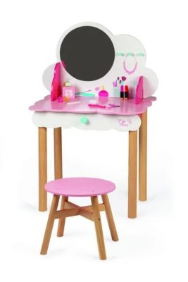 Janod Schmink- Und Frisiertisch "P'tite Miss" Mit Hocker Und Zubehör, 10 Teile 1 Janod Schmink- Und Frisiertisch "P'tite Miss" Mit Hocker Und Zubehör, 10 Teile