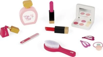 Janod Schmink- Und Frisiertisch "P'tite Miss" Mit Hocker Und Zubehör, 10 Teile 5 Janod Schmink- Und Frisiertisch "P'tite Miss" Mit Hocker Und Zubehör, 10 Teile – Bild 5