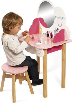 Janod Schmink- Und Frisiertisch "P'tite Miss" Mit Hocker Und Zubehör, 10 Teile 6 Janod Schmink- Und Frisiertisch "P'tite Miss" Mit Hocker Und Zubehör, 10 Teile – Bild 6