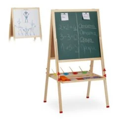 Relaxdays Standtafel Kinder Mit Whiteboard