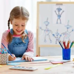 Relaxdays Standtafel Kinder Mit Whiteboard -Kinderspielzeug 15630845 03