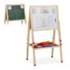 Relaxdays Doppelseitige Standtafel Für Kinder