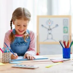 Relaxdays Standtafel Für Kinder Höhenverstellbar -Kinderspielzeug 15630959 03