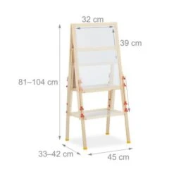 Relaxdays Standtafel Für Kinder Höhenverstellbar -Kinderspielzeug 15630959 04