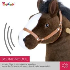 PonyCycle Kinder Reittiere Mister Ed Pferd Braun Medium Mit Sound - 3 Jahre Garantie -Kinderspielzeug 16707248 06