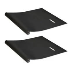 Relaxdays 2 X Tafelfolie Selbstklebend Schwarz
