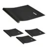 Relaxdays 4 X Tafelfolie Selbstklebend Schwarz