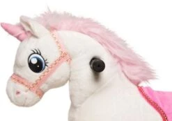 ANIMAL RIDING Reittier Einhorn Melodie Auf Rollen, Inkl. Decke, Medium/Large -Kinderspielzeug 16981940 04