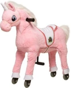 ANIMAL RIDING Reittier Einhorn Rosalie Auf Rollen, Inkl. Decke Small