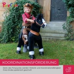 PonyCycle Kinder Reittiere Black Beauty Pferd Small Mit Sound - 3 Jahre Garantie -Kinderspielzeug 17022967 04