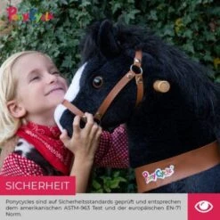 PonyCycle Kinder Reittiere Black Beauty Pferd Small Mit Sound - 3 Jahre Garantie -Kinderspielzeug 17022967 06