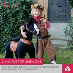 PonyCycle Kinder Reittiere Black Beauty Pferd Schwarz Medium Mit Sound - 3 Jahre Garantie -Kinderspielzeug 17022969 05