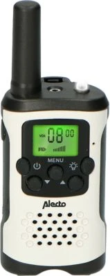 Alecto FR175 - Set Von Zwei Walkie Talkies - Reichweite Von Bis Zu 7 Kilometern, Weiß/schwarz 3 Alecto FR175 - Set Von Zwei Walkie Talkies - Reichweite Von Bis Zu 7 Kilometern, Weiß/schwarz – Bild 3