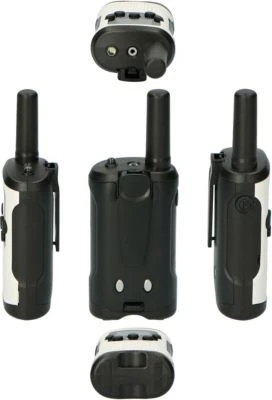 Alecto FR175 - Set Von Zwei Walkie Talkies - Reichweite Von Bis Zu 7 Kilometern, Weiß/schwarz 4 Alecto FR175 - Set Von Zwei Walkie Talkies - Reichweite Von Bis Zu 7 Kilometern, Weiß/schwarz – Bild 4