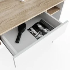 Vicco Schminktisch DAENERYS Weiß-Sonoma Frisiertisch Kommode Frisierkommode Spiegel 11 Vicco Schminktisch DAENERYS Weiß-Sonoma Frisiertisch Kommode Frisierkommode Spiegel -Kinderspielzeug 19335255 06