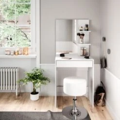 Vicco Schminktisch Frisiertisch Schminkkommode Isabelle + Hocker Frisierkommode