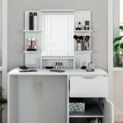 Vicco Schminktisch Ruben Weiß Frisiertisch Frisierkommode Schminkkommode Kommode 10 Vicco Schminktisch Ruben Weiß Frisiertisch Frisierkommode Schminkkommode Kommode -Kinderspielzeug 19337150 05