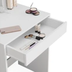 Vicco Schminktisch Frisiertisch Schminkkommode Isabelle + Hocker Beistellschrank -Kinderspielzeug 19337357 06