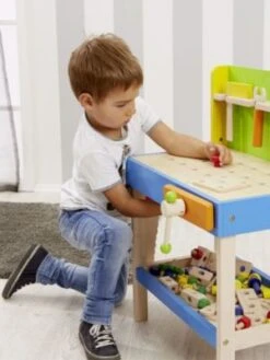 Howa Werkbank Mit 45-tlg. Zubehör + 5 Werkzeugen 11 Howa Werkbank Mit 45-tlg. Zubehör + 5 Werkzeugen -Kinderspielzeug 19570383 06