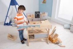 Howa Werkbank Incl. Werkzeugkiste Mit Werkzeug -Kinderspielzeug 19570407 05