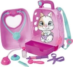 Pamper Petz Vetpack - 2-in-1 Rucksack & Tierarztkoffer Mit 7-tlg. Doktorzubehör, Pflaster- Und Stickerbogen (ohne Tier) -Kinderspielzeug 19691362 03
