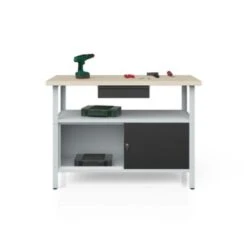 Werkbank Mit Schublade Grau -Kinderspielzeug 19872885 04