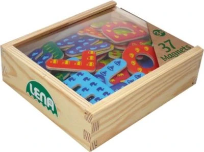 LENA Holz Magnet Buchstaben 1 LENA Holz Magnet Buchstaben