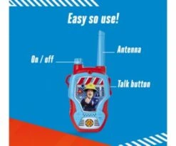 Dickie Toys Feuerwehrmann Sam Walkie Talkie -Kinderspielzeug 20313445 06