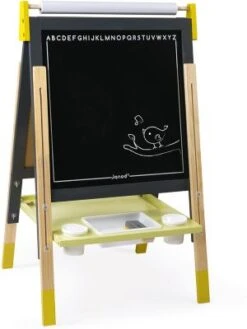 Janod Magnet- Und Kreidetafel Mit Zubehör, Gelb/grau -Kinderspielzeug 21706406 05