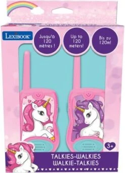 LEXIBOOK Einhorn Walkie-Talkies, Gürtelclip, Batterie, Für Kinder -Kinderspielzeug 21728216 03
