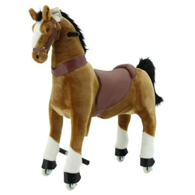 Sweety-Toys Sweety Toys 7363 Reittier Groß Pferd BROWNIE Auf Rollen 1 Sweety-Toys Sweety Toys 7363 Reittier Groß Pferd BROWNIE Auf Rollen