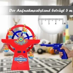 COSTWAY® Elektrische Zielscheibe Mit Pistole -Kinderspielzeug 22397444 04