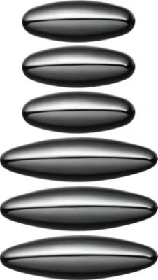 Herlitz Magnete Ellipse Just Black, 6 Stück