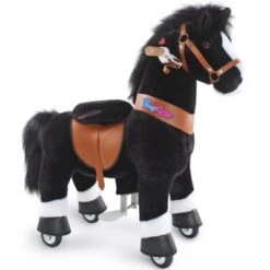 PonyCycle Kinder Reitspielzeug Schwarz Pferd Mit Bremsen Mit Klang Für 3-5 Jahre 8 PonyCycle Kinder Reitspielzeug Schwarz Pferd Mit Bremsen Mit Klang Für 3-5 Jahre -Kinderspielzeug 24927822 03