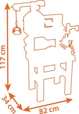 Smoby Black+Decker Werkbank Mit Kran 6 Smoby Black+Decker Werkbank Mit Kran – Bild 6