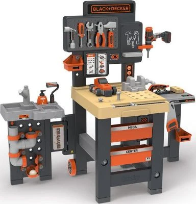 Smoby Black + Decker Mega Werkbank Center 1 Smoby Black + Decker Mega Werkbank Center