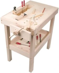 Pebaro Qualitäts-Werkbank Für Kinder Aus Vollholz