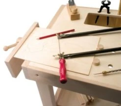 Pebaro Qualitäts-Werkbank Für Kinder Aus Vollholz -Kinderspielzeug 2527507 04