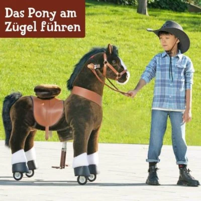 PonyCycle Reiten Braune Zügel-(75 Cm) 6 PonyCycle Reiten Braune Zügel-(75 Cm) – Bild 6