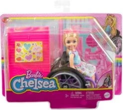 Barbie Chelsea-Puppe (blond) Und Rollstuhl. Spielzeug Für Kinder Ab 3 Jahren -Kinderspielzeug 26406524 06