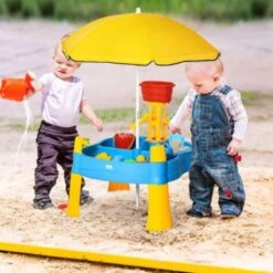 HOMCOM Sandspielzeug Mit Sonnenschirm -Kinderspielzeug 26725465 03