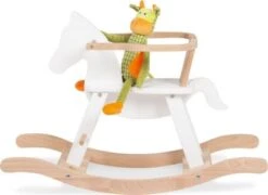 Schaukelpferd „Pinolino” Mit Ring, Weiß/natur -Kinderspielzeug 27040195 04