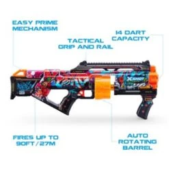 X-Shot - Skins Last Stand Blaster Graffiti Mit Darts -Kinderspielzeug 27530372 04