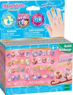 Aquabeads Fingernägel Nachfüllset Gelb-Pink