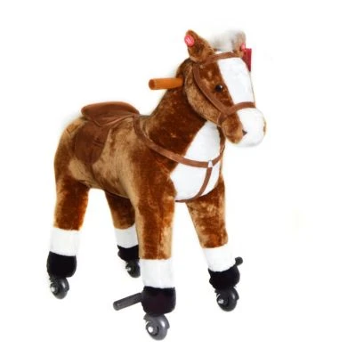 Pink Papaya Reitpferd Auf Rollen Milo - 70 Cm 1 Pink Papaya Reitpferd Auf Rollen Milo - 70 Cm