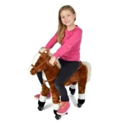 Pink Papaya Reitpferd Auf Rollen Milo - 70 Cm 5 Pink Papaya Reitpferd Auf Rollen Milo - 70 Cm -Kinderspielzeug 28650752 03